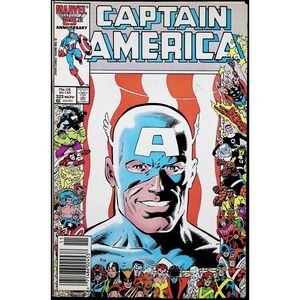 Captain America #323 Newsstand 1st Super-Patriot Marvel comic book 1986